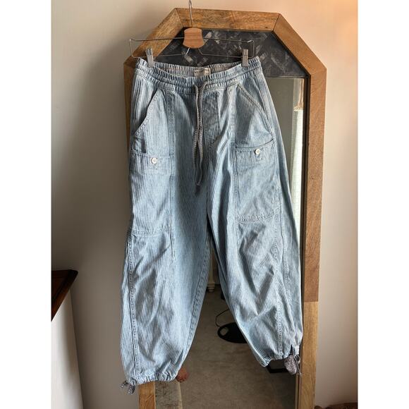 Free People We The Free Bright Eyed Low-Slung Pull-On Jeans - Picture 2 of 8